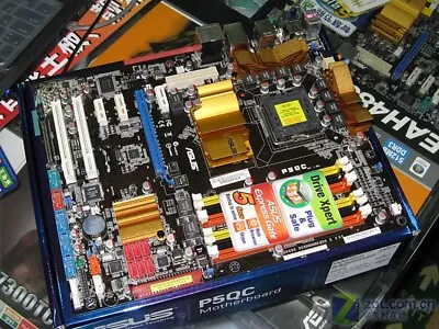 ASUS P5QC Intel P45 DDR2 LGA 775 ATX Motherboard - Image 1 of 4