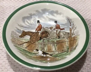 Fox Hunt Hunting Spode Cereal Bowl First Over - Picture 1 of 3