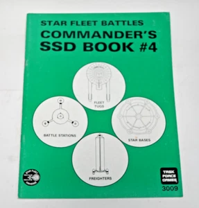 RPG Star Fleet Battles Commander's SSD Book #4 Task Force Games 3009 - Picture 1 of 6