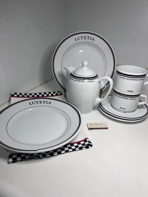 Vintage Hotel Lutetia Dinnerware Paris Designed by Sonia Rykiel - Image 1 of 4