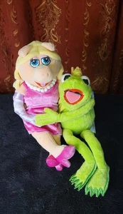 MBBP KERMIT MISS PIGGY SET FROSCHPRINZ 13 ZOLL PLÜSCH DISNEY JIM HENSON - Bild 1 von 5