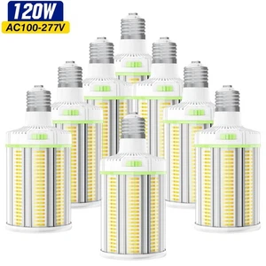 8 x 120Watt LED Corn Light Cob Bulb 4500K/5000K/5700K Commercial Lamp Adjustable - Picture 1 of 16