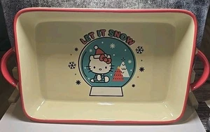  Hello Kitty "Let It Snow" 12x9" Neu im Karton Keramik Backform (GS1) - Bild 1 von 4