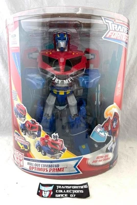 Transformers Animated Supreme Class Roll Out Command Optimus Prime Cylinder MISB - Image 1 of 2