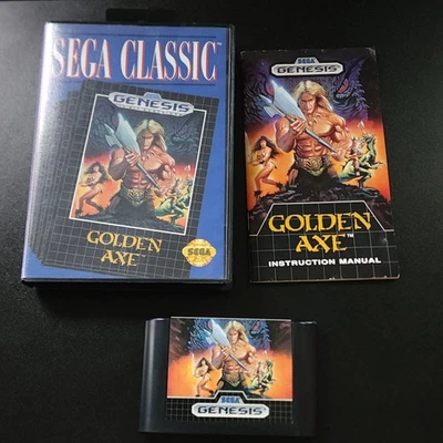 Golden Axe Sega Genesis Complete with Manual, Sega Classic Edition - Image 1 of 4