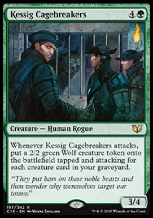 Kessig Cagebreakers - Medium Play MTG Commander 2015 - Image 1 of 1