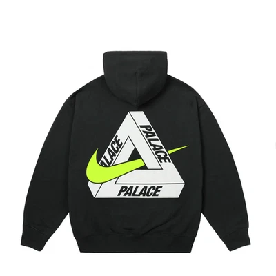 PALACE INVIERNO 2025 NIKE TRI SWOOSH CAPUCHA NEGRO CARBÓN M-XXL Foto 1 de 4