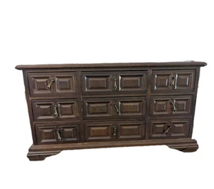 Vintage Mele Holz 9 Schubladen Schmuckkästchen Kommode Box Japan  - Bild 1 von 5