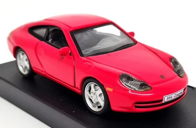 Atlas 1/43 - Porsche 911 996 Carrera Coupe 1997 Red Diecast Scale Model Car - Imagem 1 de 4