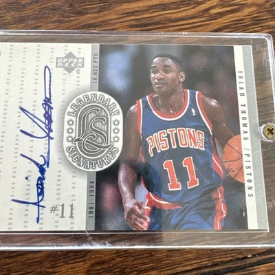 Colección de firmas legendarias autógrafos de Isiah Thomas Foto 1 de 2