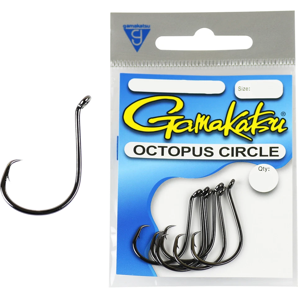 Gamakatsu Octopus Circle Fishing Hooks Size 6 to 8/0 - image 1 of 1