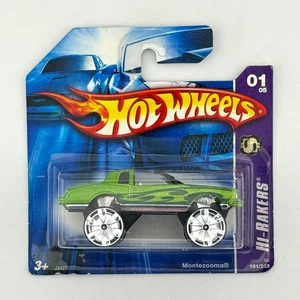 2006 Hot Wheels #101 Hi-Rakers 1/5 MONTEZOOMA Green Black-Base w/Bling Sp 06card - Bild 1 von 10