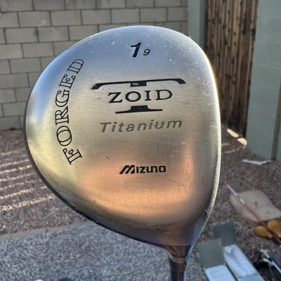 "Mizuno T-Zoid Driver 9 grados titanio para hombre diestro accel arco rígido grafito 45,5""" Foto 1 de 4