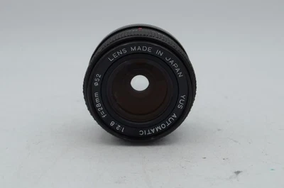 Yashica 28mm F/2.8 Manual Focus Yus C/Y Mount Lens, without Caps - Image 1 of 4