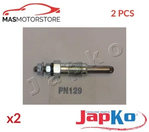 ENGINE GLOW PLUGS JAPKO PN129 2PCS V FOR AUDI A4 B5,100 C3,A4 B6,80 B3,80 B2,8D2 - Picture 1 of 5