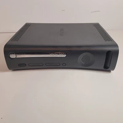 Microsoft Xbox 360 S 4GB Console Black 1439 Red Ring For Parts or Repair - Image 1 of 4