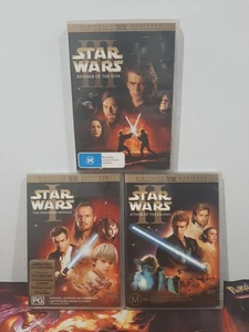 Star Wars The Prequel Trilogy | PAL Region 4 DVD | Australian Seller  - Picture 1 of 5