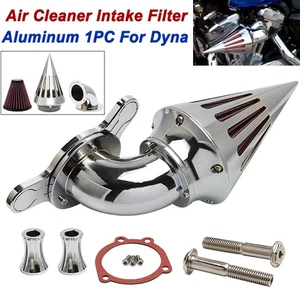 For Harley Cone Air Cleaner Intake Filters Kit Touring Road Street Glide Softail - Picture 1 of 15