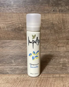 Vintage Impulse VANILLA SECRETS Body Spray Deodorant NEW OLD STOCK Faberge Rare - Picture 1 of 3