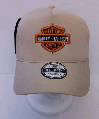 Harley Davidson Cap / Hat. Beige.Baseball  Snap Back Style. - image 1 of 4