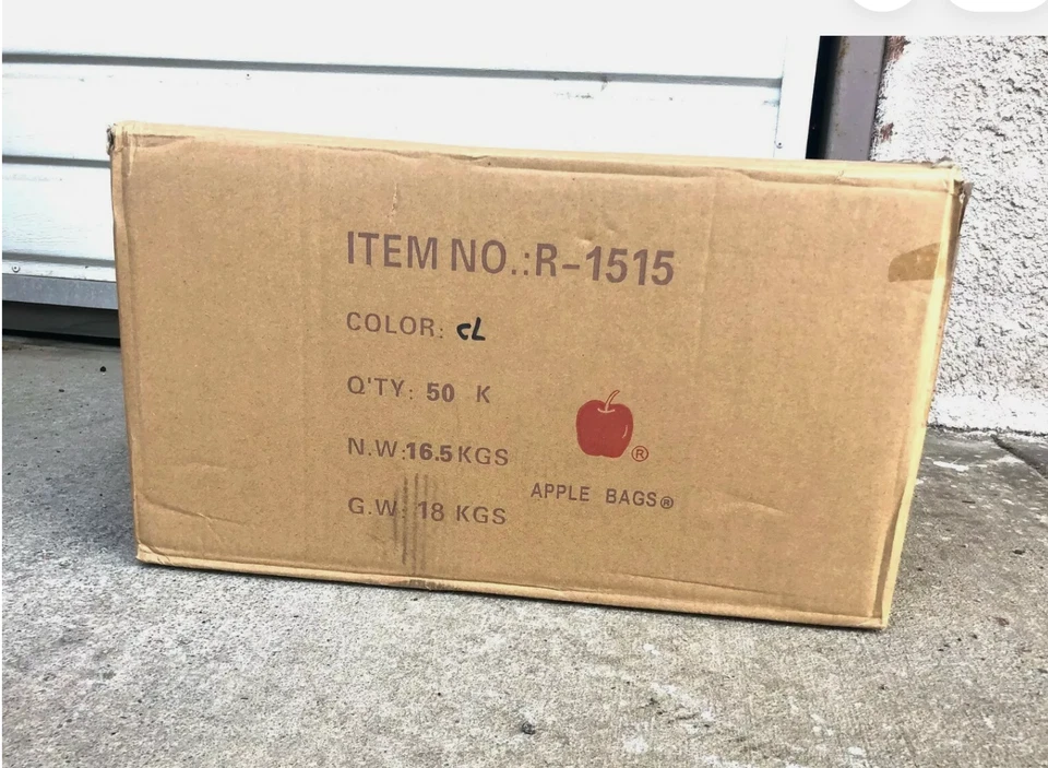 Baggies 1515  Apple Brand  Bags Liquidation! Case (50,000) - Image 1 of 1