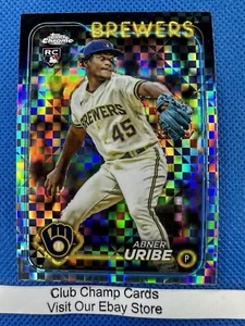 2024 #276 Abner Uribe Topps Cromo Béisbol X-Fractor RC Cerveceros - Imagen 1 de 2