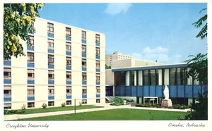 Creighton University Omaha Nebraska 1959 Postcard - Picture 1 of 2