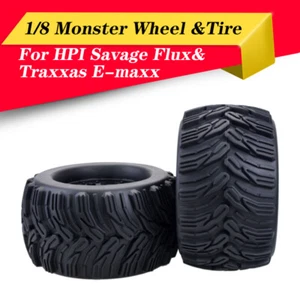 4 STCK. 170 mm Felge & Reifen für 1/8 Monster Truck Traxxas HSP HPI Racing RC Auto - Bild 1 von 12