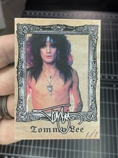Tommy Lee Drummer 1/1 One Of One Custom Card