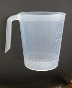 Pool Chemical Measuring Cup W/Handle, Clear Scoop for DE Pool Filter Powder - Picture 1 of 3