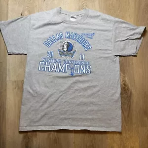 Dallas Mavericks 2011 Western Conference Champions grigio taglia L - Foto 1 di 5