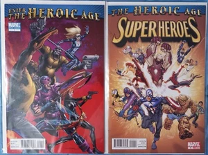 Lote conjunto Enter the Heroic Age #1 + Heroes #1 casi nuevo - Imagen 1 de 3