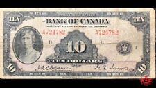 1935 Bank Of Canada $10 English A724782 - VG/F -