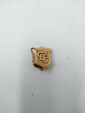 Vintage Mermod Jaccard and King St Louis CBS Crest Lapel Pin 1/2 in x 3/8 in EUC