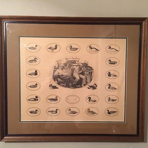Lem & Steve Ward Print  Signed World Famous Carvers & Artist Framed  - Picture 1 of 4