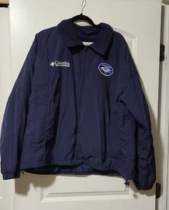 Columbia Men's Blue NBC Salt Lake 2002 Winter Olympics Coat Size XXL - Picture 1 of 5