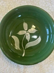 Vintage Watt Green Pottery Starflower #39 RF Oven Ware Spaghetti Bowl HTF Rare - Picture 1 of 3