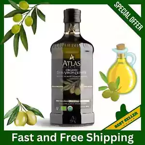 Atlas Organic Cold Pressed Moroccan Extra Virgin Olive Oil, Polyphenol Rich, NEW - Picture 1 of 10