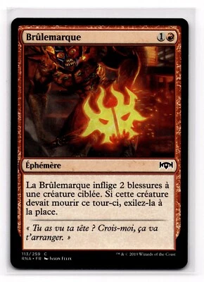 MTG Scorchmark #113 Ravnica Allegiance Brûlemarque French - Image 1 of 2