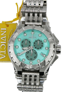 NEW INVICTA EXCURSION 44960 MASTERPIECE SWISS CHRONOGRAPH TURQUOISE WATCH 52MM