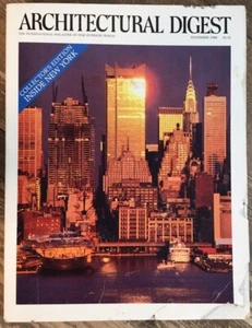Architectural Digest Magazine November 1988 Collector’s Edition Inside New York - Picture 1 of 3