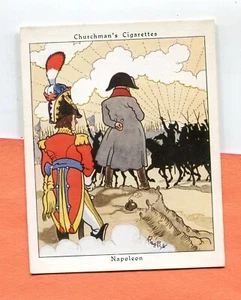 1937 CHURCHMAN HOWLERS COLLECTOR TOBACCO CARD #7 NAPOLEON BONAPARTE - Picture 1 of 2