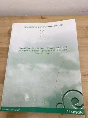 Cognitive Psychology: Mind and Brain Smith Kosslyn 1st Edition Pearson Textbook - Image 1 of 4