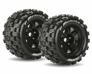 LOUISE MFT ST 3.8 Mcross Reifen 1/8 auf Felge Monster Truck LOUT3327B E-Revo VXL - Bild 1 von 1