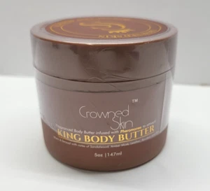 Crowned Skin KING Body Butter - 5oz - All-Day Cologne Moisturizer for Men - Picture 1 of 6