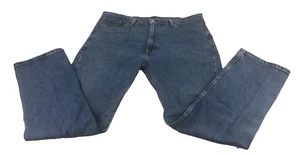 Pantalones de mezclilla para hombre Levi's 505 40 x 32 calce regular pierna recta Y2K azul lavado a la piedra - Imagen 1 de 14