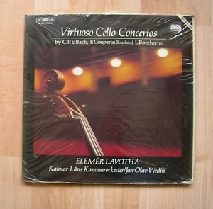 ELEMER LAVOTHA virtuoso cello concertos BIS LP 224 DMM Teldec SEALED - Picture 1 of 2