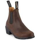 Blundstone 1673 Womens Leather Chelsea Boots - Antique Brown