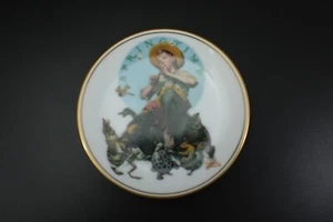 Placa de coleccionista Norman Rockwell SPRINGTIME FROLIC mini porcelana 1983 vintage - Imagen 1 de 9