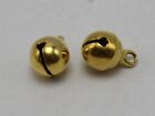 500 JINGLE BELLS Beads Charms Christmas Gold Bells 6mm Silver Gold Wholsesale